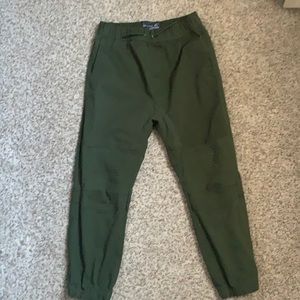 Olive Green Chino Joggers (L/14)